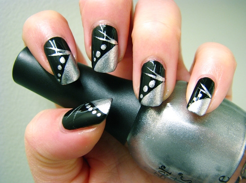 Black-nail-design