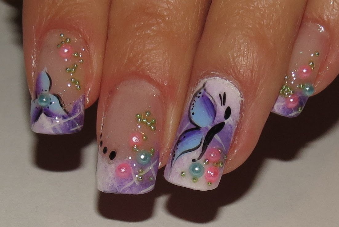 Butterfly Nail Art Design