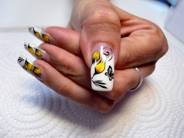 Butterfly-nail-art-for-long-nails