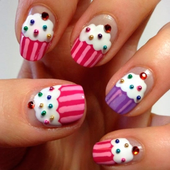 Cup-cake-nails