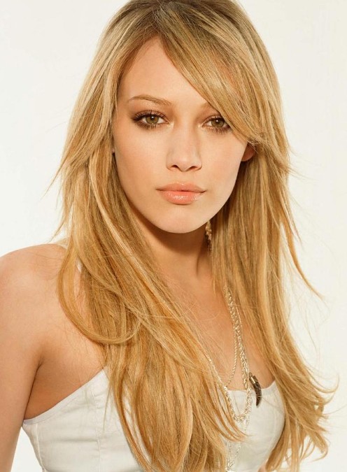 Hilary-Duff-Cute-Long-Layered-Hairstyles
