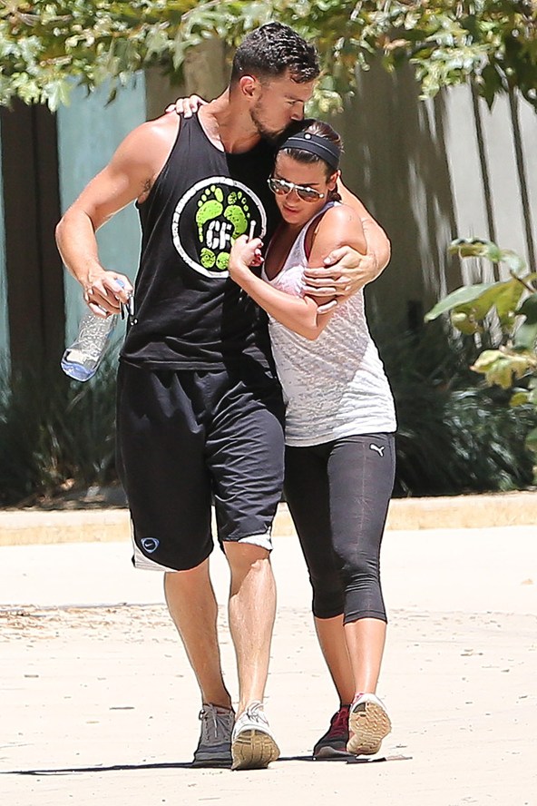Lea Michele and Matthew Paetz