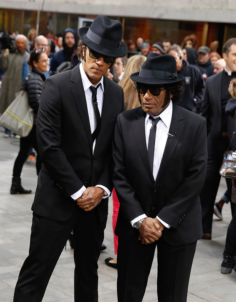 Lester Holt and Al Roker as the Blues Brothers