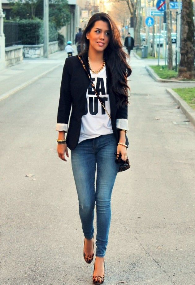 Lovely Jeans Jacket Outfits