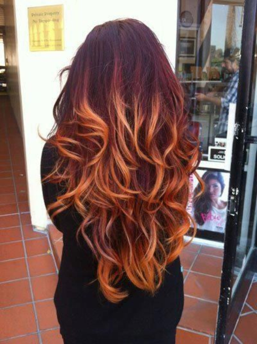 Red-Ombre-Hair-Color