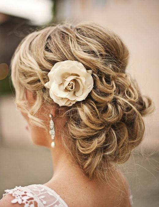 Romantic-Curly-Updo-Hairstyle-with-Flower