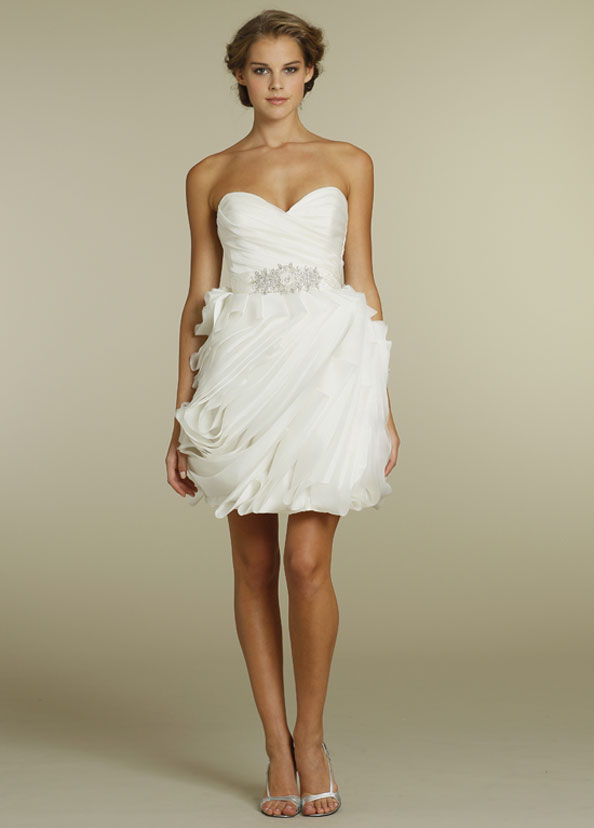 Ruffles_Beaded_Mini_Length_Bridal_Reception_Dress_for_Weding