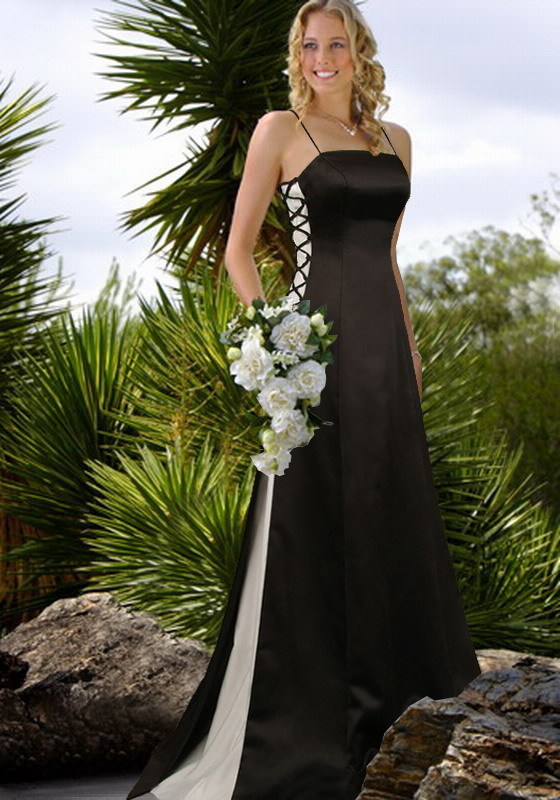 Trendy-2015-Black-Wedding-Dresses-Picture-Up-to-date-Collection