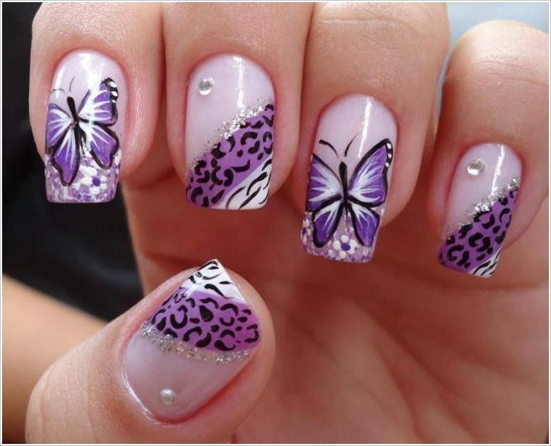 butterfly-nail-art