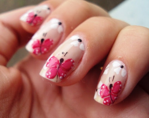 butterfly-nail-design