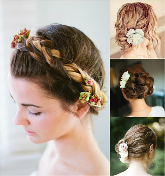 cute-updo-hairstyle-for-bridal-with-smooth-18-inch-hair-extension-for-short-hair