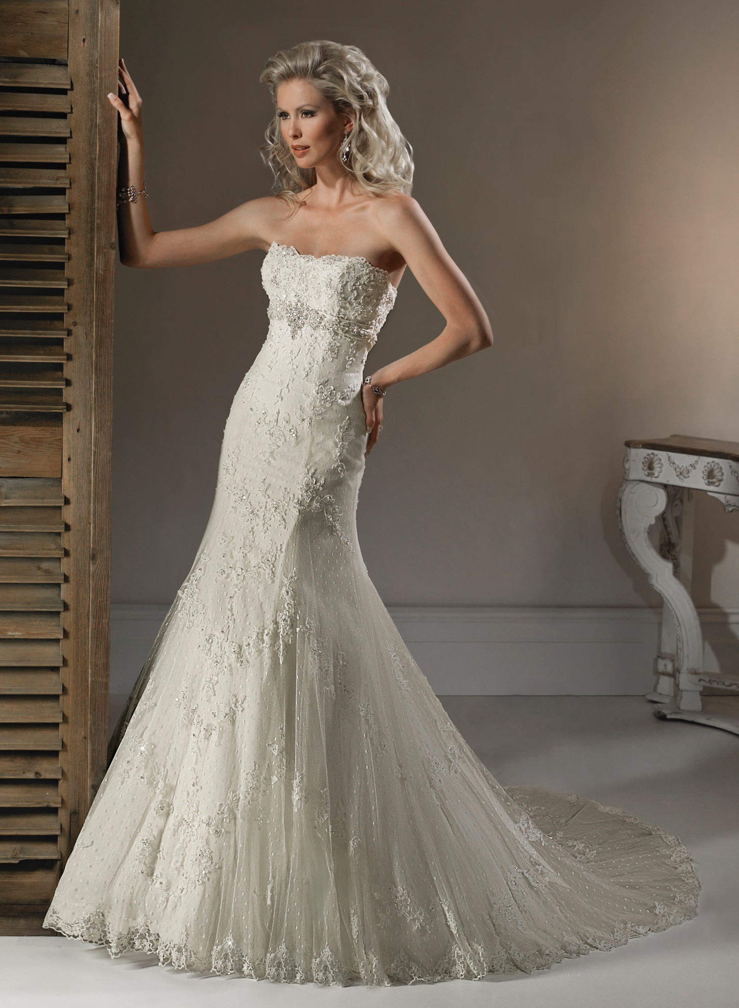 Get Intrigued With A Line Wedding Dresses - Ohh My My