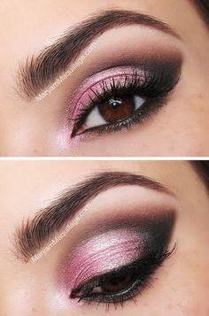 pink smokey eye makeup