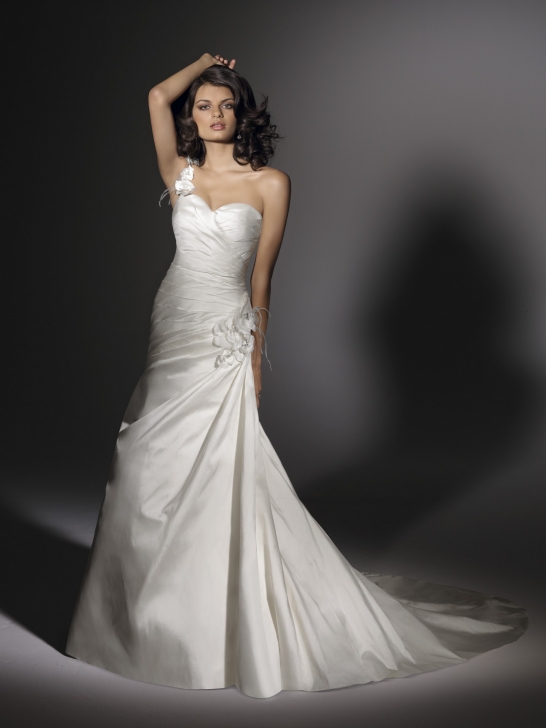 stylish-silk-shantung-one-shoulder-a-line-wedding-dresses-with-beautiful-decorations