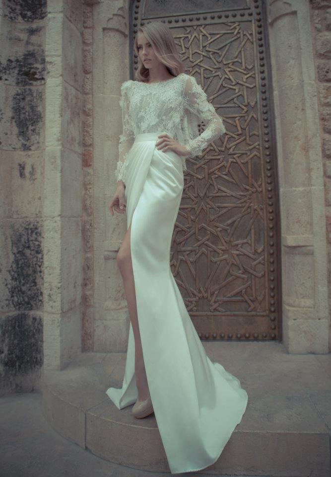 unique-all-white-wedding-dresses-with-sleeves