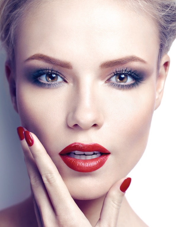 Hot-Red-Lips-for-Bridal-Makeup-Ideas