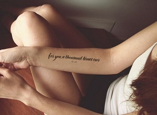 Best Inspirational Quote Tattoos