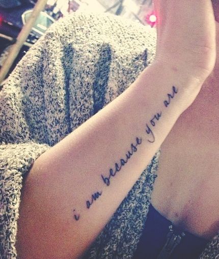 Cool Inspirational Quote Tattoos