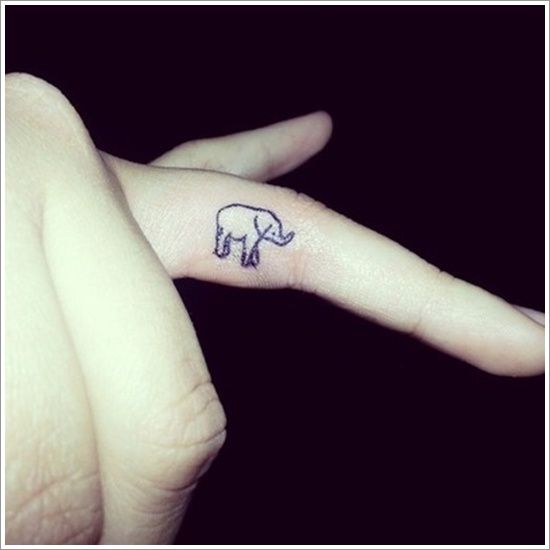 Elephant-Tiny Tattoo