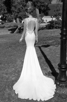 Lovely Backless Wedding Dresses