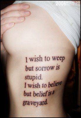 Sexy Inspirational Quote Tattoos