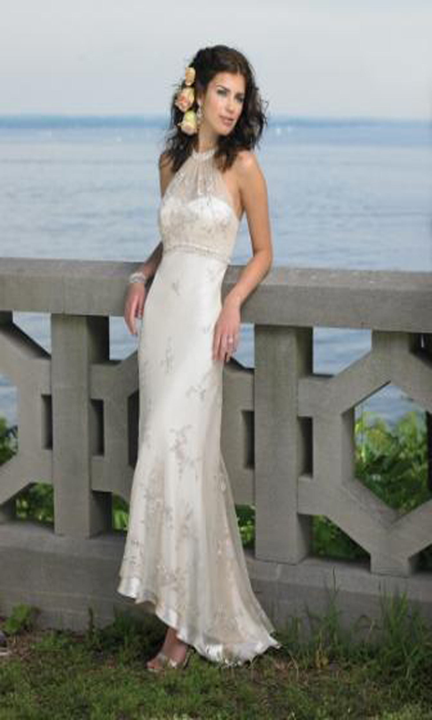 Smart Casual-Beach-Lace-Wedding-Dresses