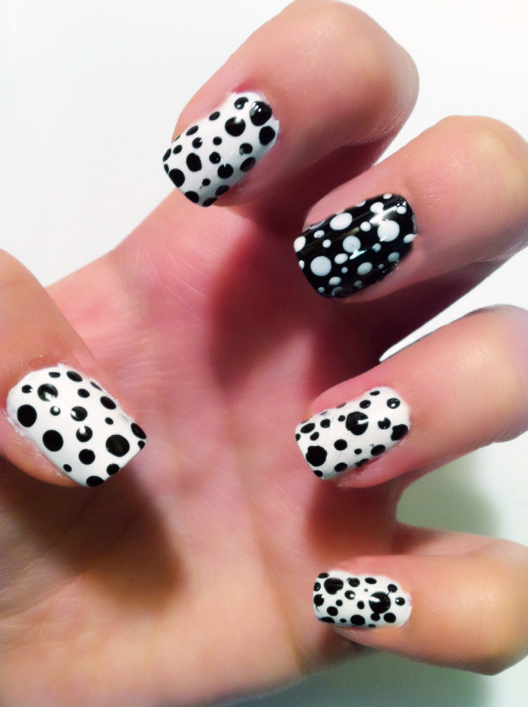how-to-do-polka-dot-nail-designs