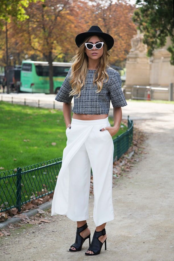 Beautiful culottes outfit