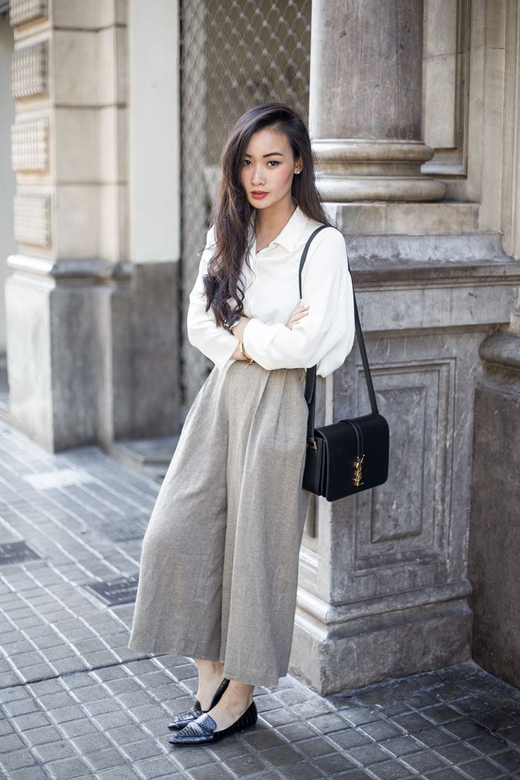 Classic culottes outfit