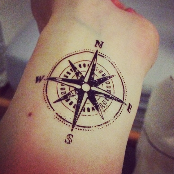 Compass tattoos