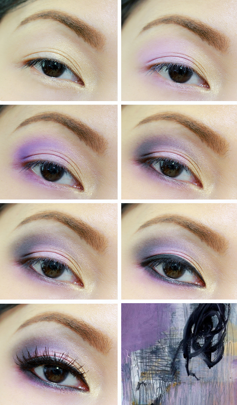 Lilac Eye Makeup