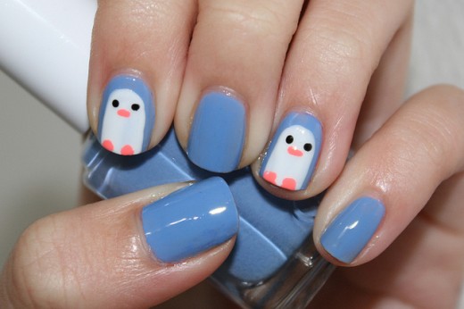 Nail-Art-Winter-Penguins