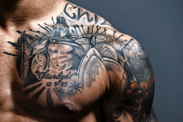 arm-and-shoulder-battle-tattoo-for-men