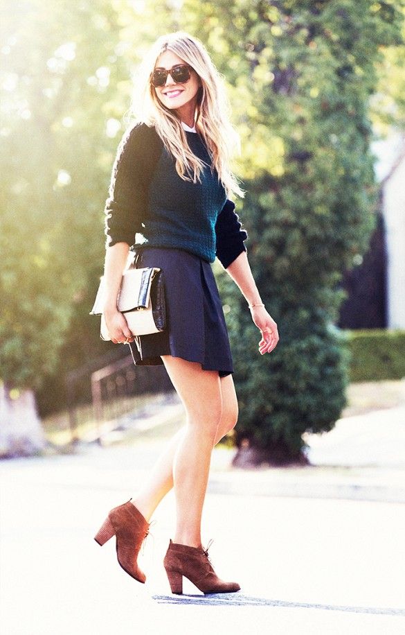 casual-dress-with-ankle-boots