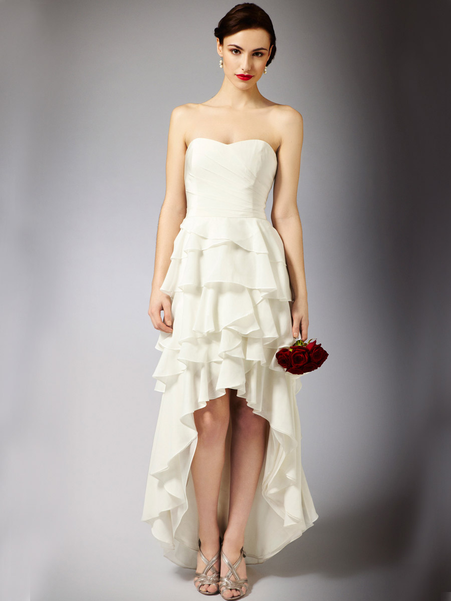maxi-high-low-wedding-dress-with-strapless-bodice-and-modern-multi-layered-skirt