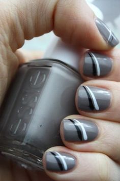 Cool Gray Nail Art Designs