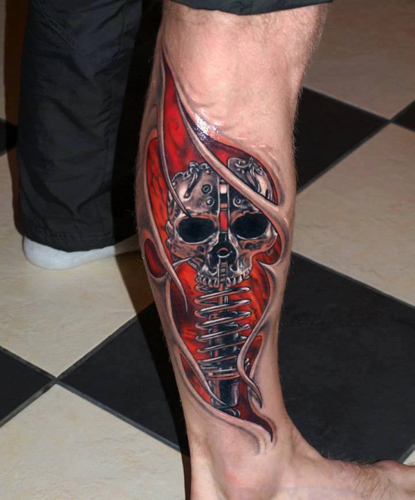 Leg-3D-tattoo