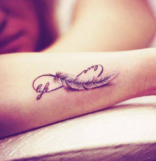 feather-infinity-tattoo