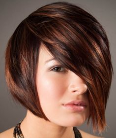 Lovely Short Hair with Highlights