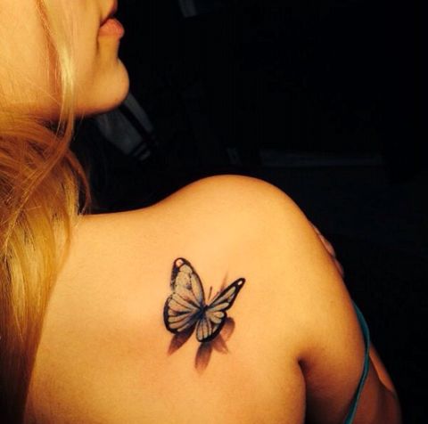 Simple-3D-Butterfly-Tattoo