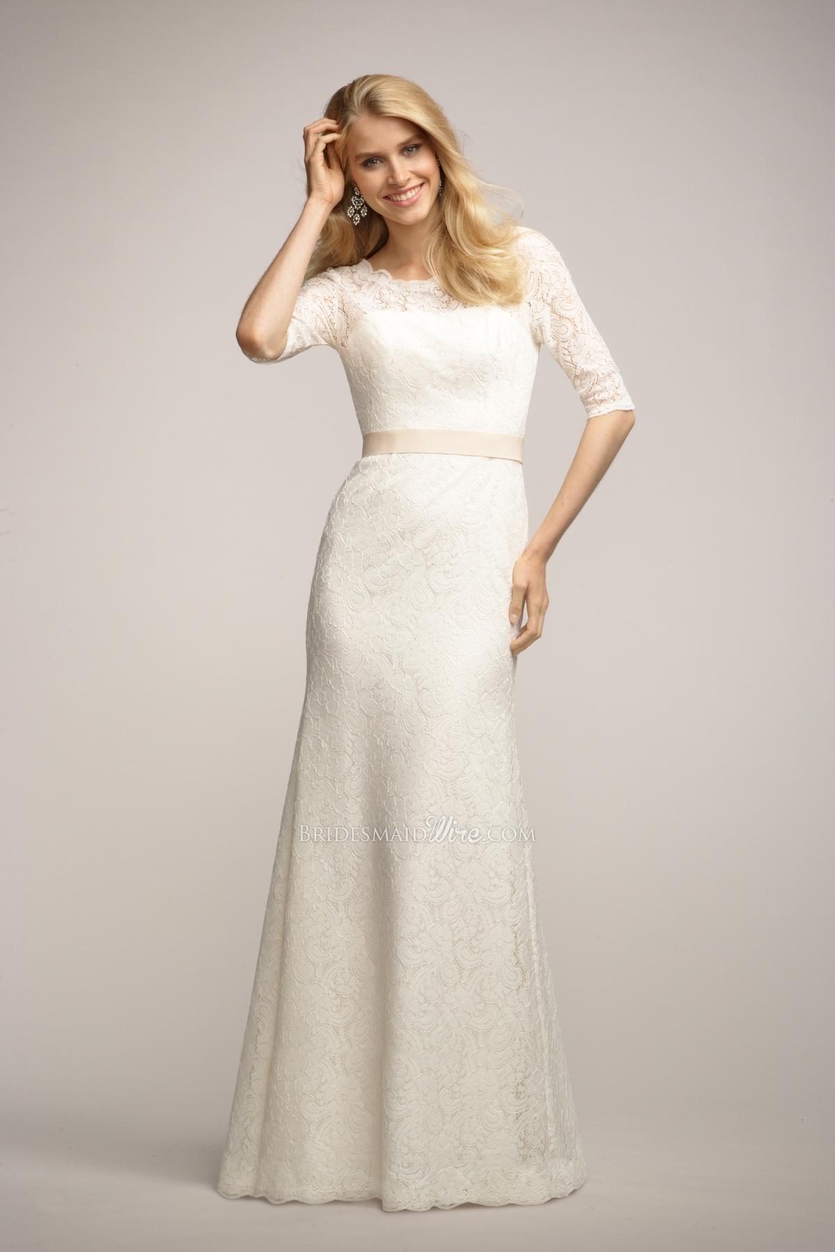 bridesmaid-dress-with-lace-sleeves
