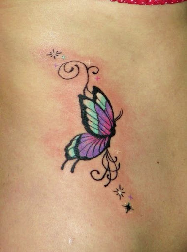 small butterfly wrist tattoos