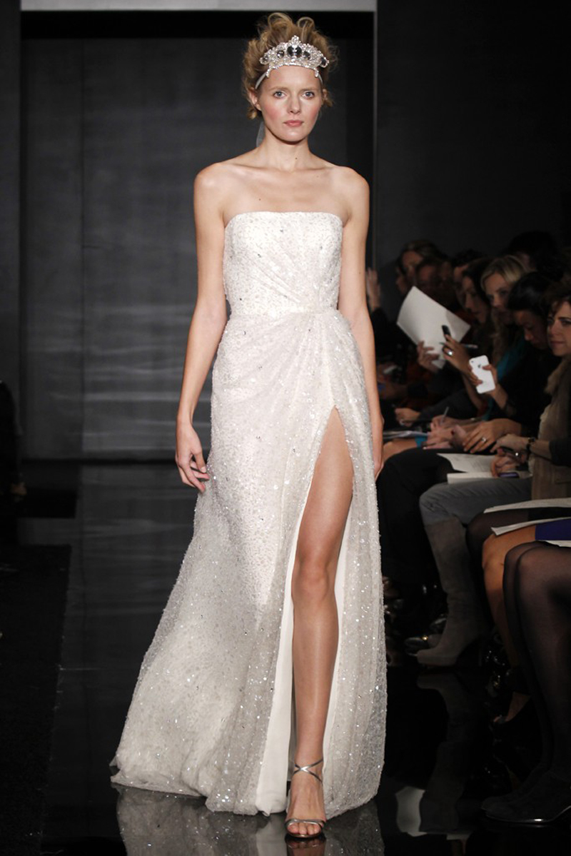 strapless-wedding-dress-with-thigh-high-slit