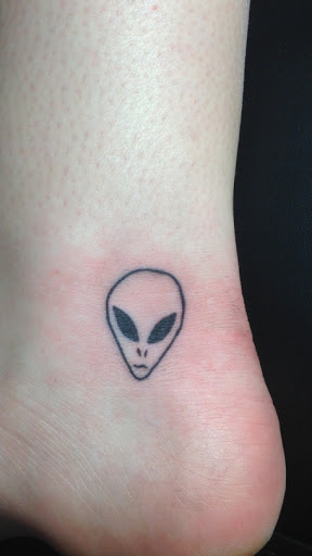 Alien tattoo design