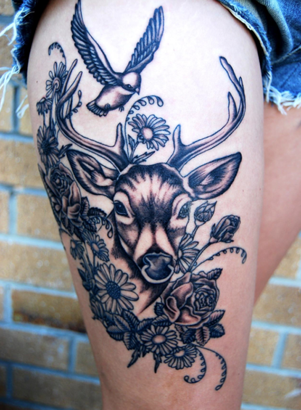 Awesome-Thigh-tattoo