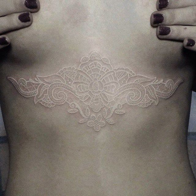 Beautiful White Ink Tattoos