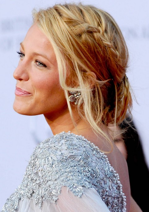 Blake-Lively-Long-Hairstyle-Braided-Updo