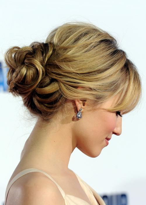 Classy Celebrity Updo Hairstyles