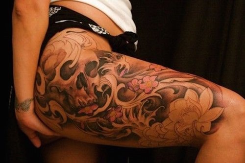 Crazy and Cool Skull Tattoos Designs