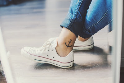 Designs for ankle tattoos are becoming famous among boys and girls